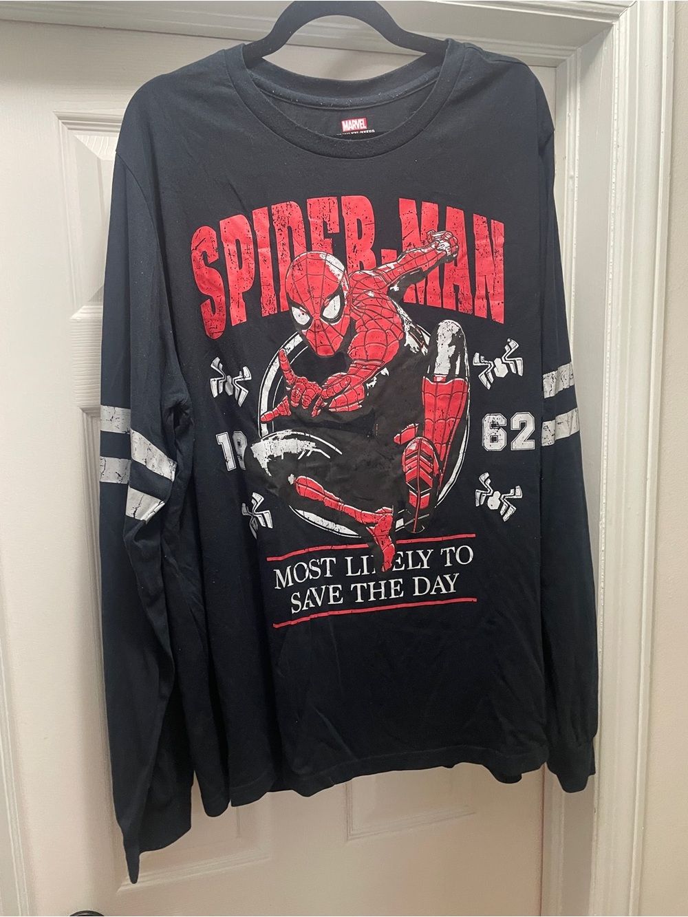 Marvel Black Tee with Red Logo
